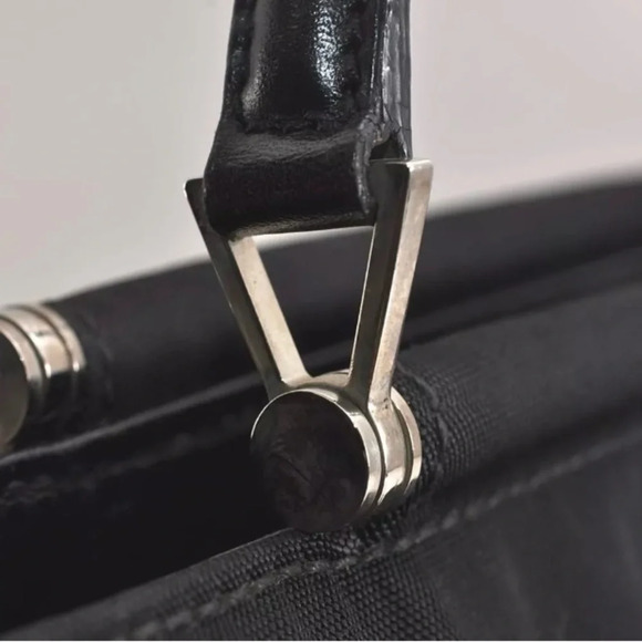 GUCCI LAPTOP BAG / BUSINESS BAG. NYLON WITH LEATHER STRAPS WITH BOX AND DUST BAG - Picture 9 of 16